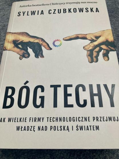 Okładka książki “Bóg Techy” autorstwa Sylwii Czubkowskiej