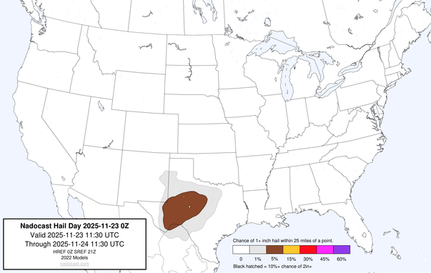 0z Day #Hail Forecast