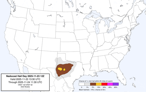 12z Day #Hail Forecast