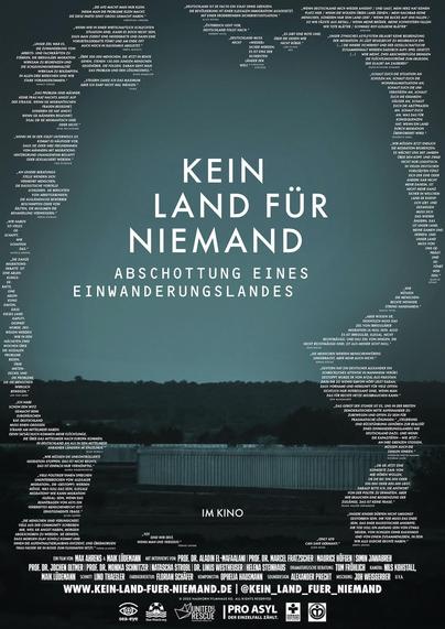 Filmplakat " Kein Land für Niemand"