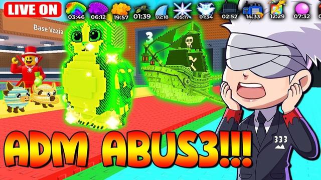 ⭐ ADM ABUSE HOJE!!! ⭐ UPDATE COM NOVOS BRAINROTS⚡ NOVO RENASCIMENTO !!!   PLANTAS VS BRAINROT