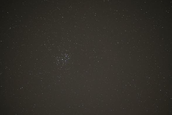 Ein relativ auffälliger Sternenhaufen