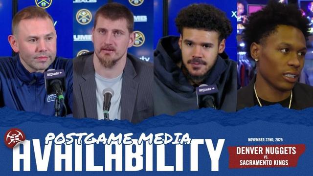 ALL Denver Nuggets Postgame Media vs. SAC🎙️