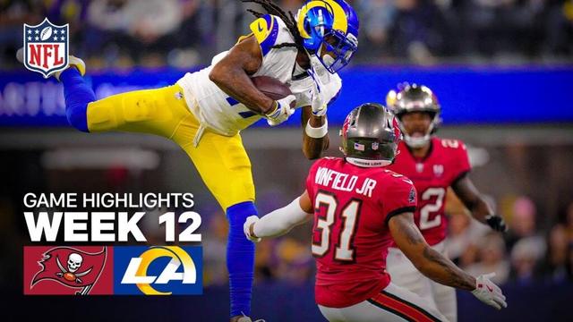 Tampa Bay Buccaneers vs Los Angeles Rams Game Highlights | 2025 NFL Season Week 12
