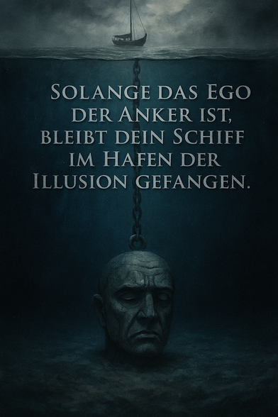 Zitat:
"Solange das Ego der Anker ist, bleibt dein Schiff im Hafen der Illusion gefangen."