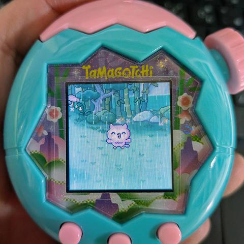 たまごっちパラダイスJade Forest。画面にもりのほーほっち。