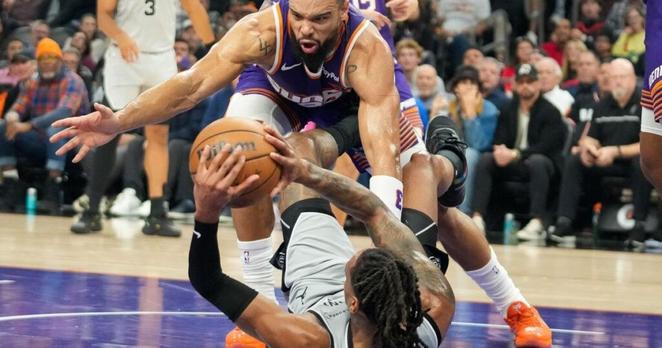 Suns win 3rd straight and end Spurs' 3-game run with 111-102 victory | Sports