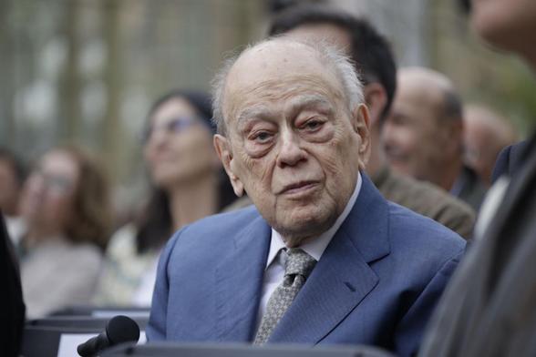 El expresidente de la Generalitat Jordi Pujol, fotografiado el 16 de abril de 2024 en Barcelona. (Europa Press via Getty Images)