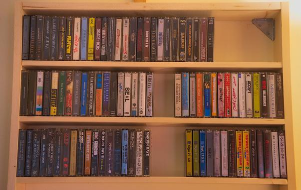 Detalle de algunas cintas, las que más me gustan.