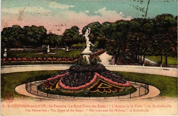 St Germain en Laye Le Parterre (#Yvelines)  #CartePostaleAncienne 👉 https://cartorum.fr/carte-postale/837471/st-germain-en-laye-le-parterre