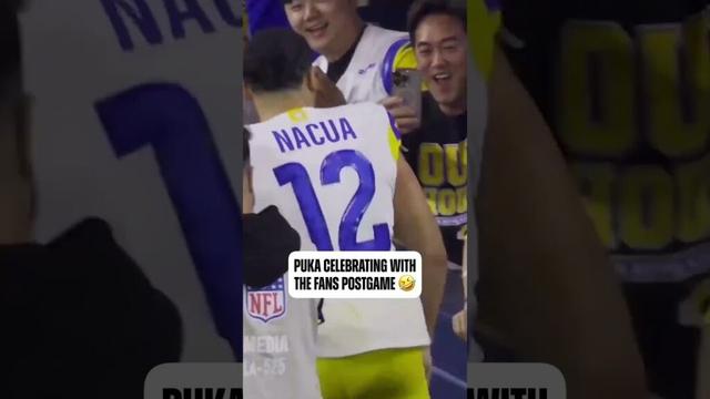 not him jumping into the crowd 😭