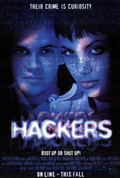 Un film.sur le piratage informatique : Hackers (Ian Softley, 1995), avec... Angelina Jolie ! Eh oui, Kate "Acid_Burn" c'est elle !

#Hacker #Hackers #PiratageInformatique #AngelinaJolie #JohnnyLeeMiller ... https://www.senscritique.com/film/hackers/422744