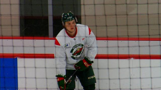 Watch: Brock Faber's Maple Grove youth coach greatly appreciates watching pupil star with Wild