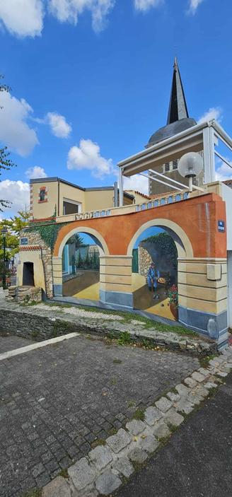 Artwork by Manfred Landreau in Les Sables-d’Olonne, France