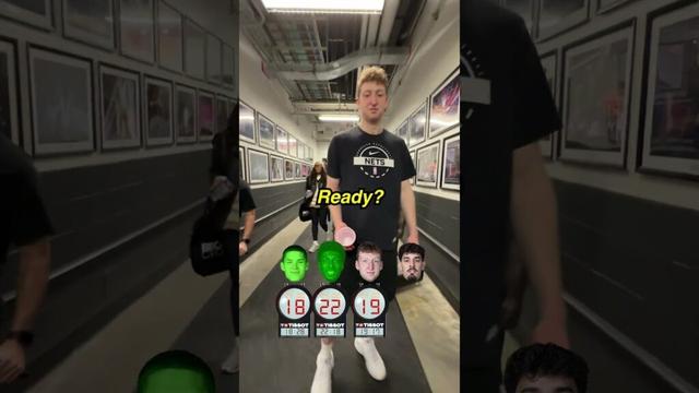 catch the cup challenge 👀 #games #brooklynnets #shorts