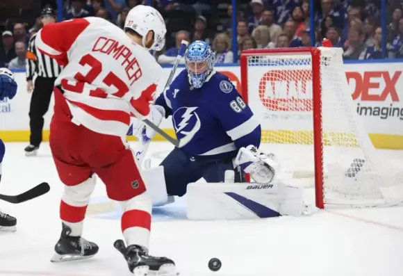 Trade completed by the Red Wings involving Andrei Vasilevskiy burns more than ever amidst goalie tro