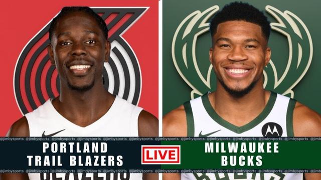 PORTLAND TRAIL BLAZERS VS MILWAUKEE BUCKS | NBA LIVE TODAY | PLAY-BY-PLAY SCOREBOARD 2025