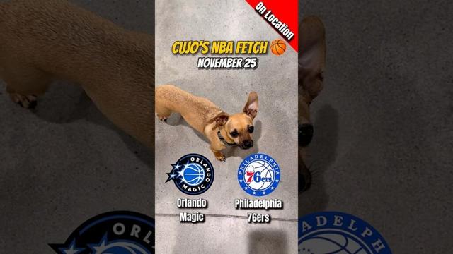 Cujo’s NBA Fetch | Orlando Magic vs Philadelphia 76ers 🐕 11-25-2025 NBA Basketball