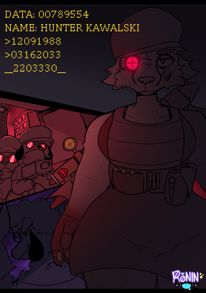 My bounty hunter oc, Hunter Kawalski!