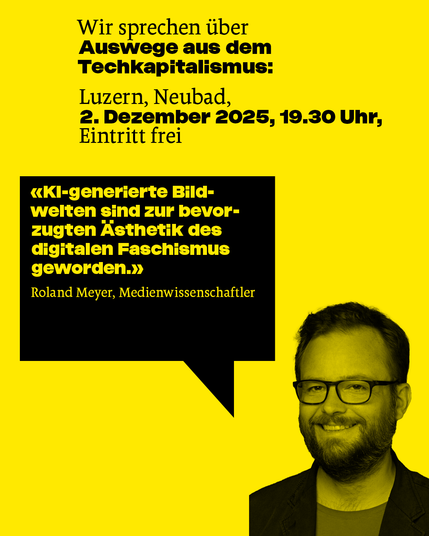 Roland Meyer (Medienwissenschaftler):
«KI-generierte Bildwelten sind zur bevorzugten Ästhetik des digitalen Faschismus geworden.»