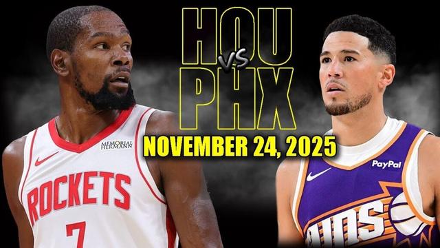 Houston Rockets vs Phoenix Suns Full Game Highlights - November 24, 2025 | NBA Season