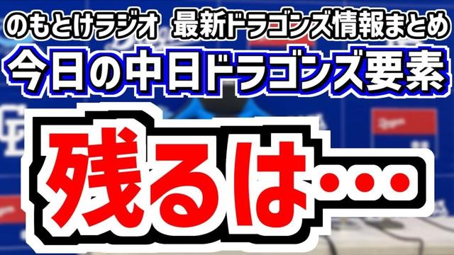 11月25日(火) のもとけラジオ/今日の中日ドラゴンズ要素 残るは…、FA移籍動向 残り4選手、契約更改状況、岡林勇希がベストナイン受賞!新人王もいよいよ発表へ、仮契約 牧野、アジアウインターリーグ