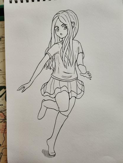 Same drawing only linearts