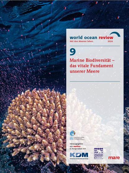 Titelbild des World Ocean Review 9 "Marine Biodiversität - das vitale Fundament unserer Meere"; © Dr. Tom Shlesinger