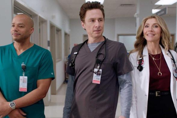 Exclusive first look at Zach Braff, Donald Faison, Sarah Chalke, and more in character for 'Scrubs' revival
