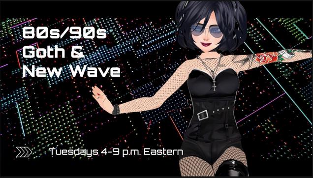 80s / 90s goth and new wave Tuesdays on Twitch!