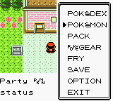 Screenshot of Pokémon Gold
