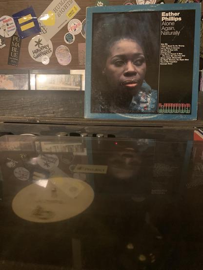 Esther Phillips on the turntable