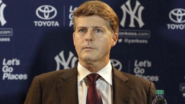 Hal Steinbrenner at a press conference