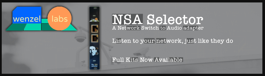 an AD banner for the eurorack module "the NSA selector"