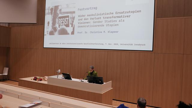 Festvortrag von Prof.*in Christine Klapeer