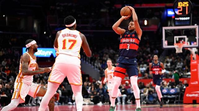 McCollum scores 46 as Wizards snap 14-game skid with 132-113 win over Hawks