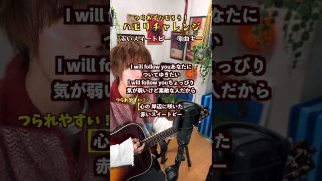 【つられずハモれたら天才】赤いスイートピー / 松田聖子 #ハモリチャレンジ  #ハモリ我慢ゲーム