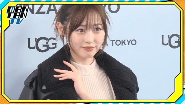 福原遥、“普段着ない”レザージャケット姿で登場　冬は「クリスマスマーケットで買い物したい」