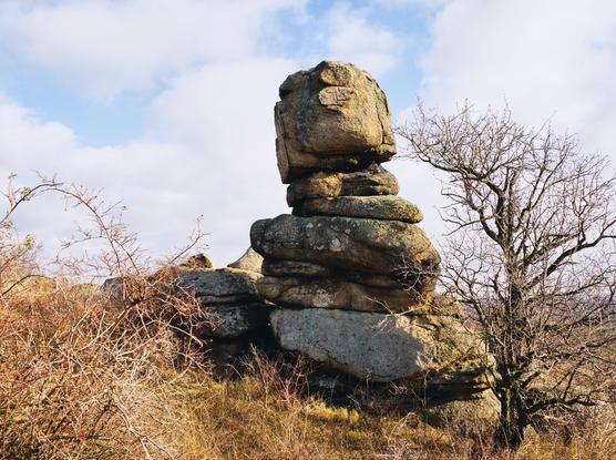 Kogelstein Rock formation near eggenburg, lower austria