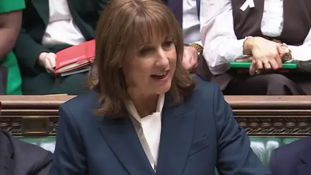 Rachel Reeves delivering the Autumn Budget 2025 in the House of Commons
