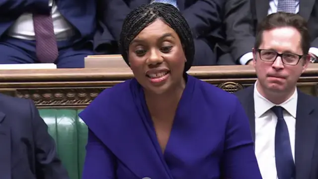 Kemi Badenoch speaking in the House of Commons during the Autumn Budget 2025