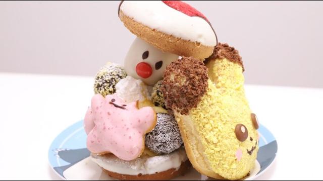 🍩Pokemon Donuts Pikachu and Ditto Donuts Tree Japanese Donut Shop Misdo