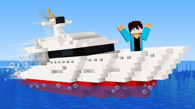 Werkende Boot Bouwen In Minecraft