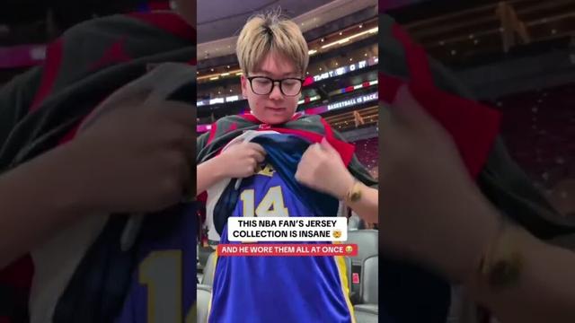 A massive Brandon Ingram fan shows off his jersey collection 🤩  | (via William_Lou/X)