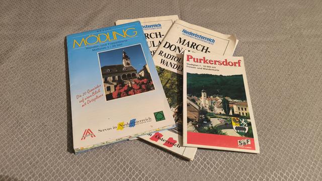 alte Wanderkarten