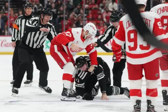 Illness bug strikes the Red Wings and they are down two players for Wednesday's game vs. Predators