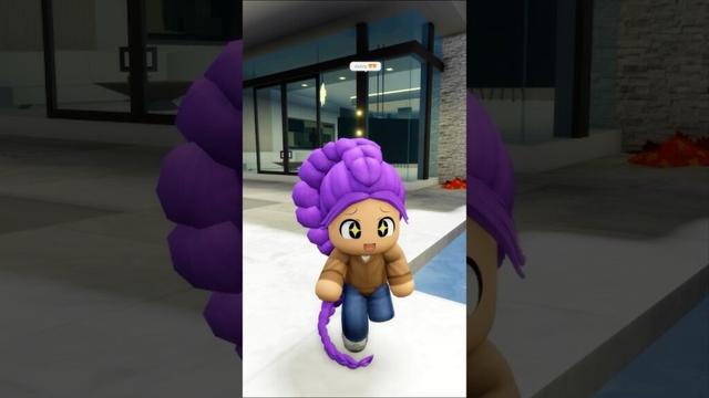 rumi was waiting for her dad to learn the military dance...😣😅 #robloxshorts #roblox #shorts