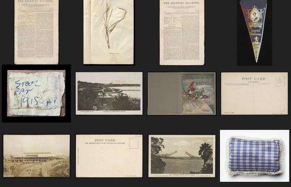 Montage of items posted by this account