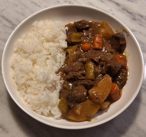 Homemade Japanese Style Curry using Caribou