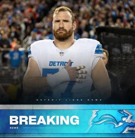 #Lions Pro Bowl center Frank Ragnow is coming out of retirement and is rejoining the team.